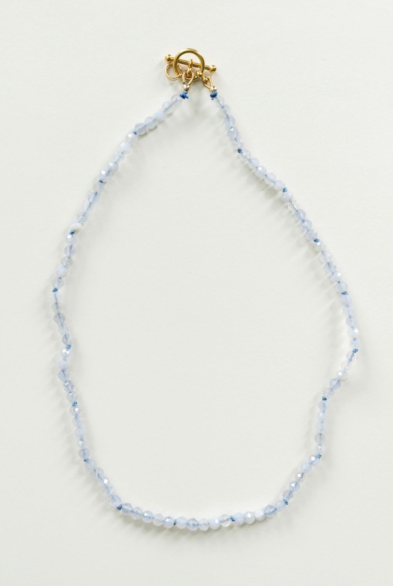 Blue Lace Agate Gem Strand - Benedicta