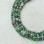 Ruby Zoisite Gem Strand - Benedicta