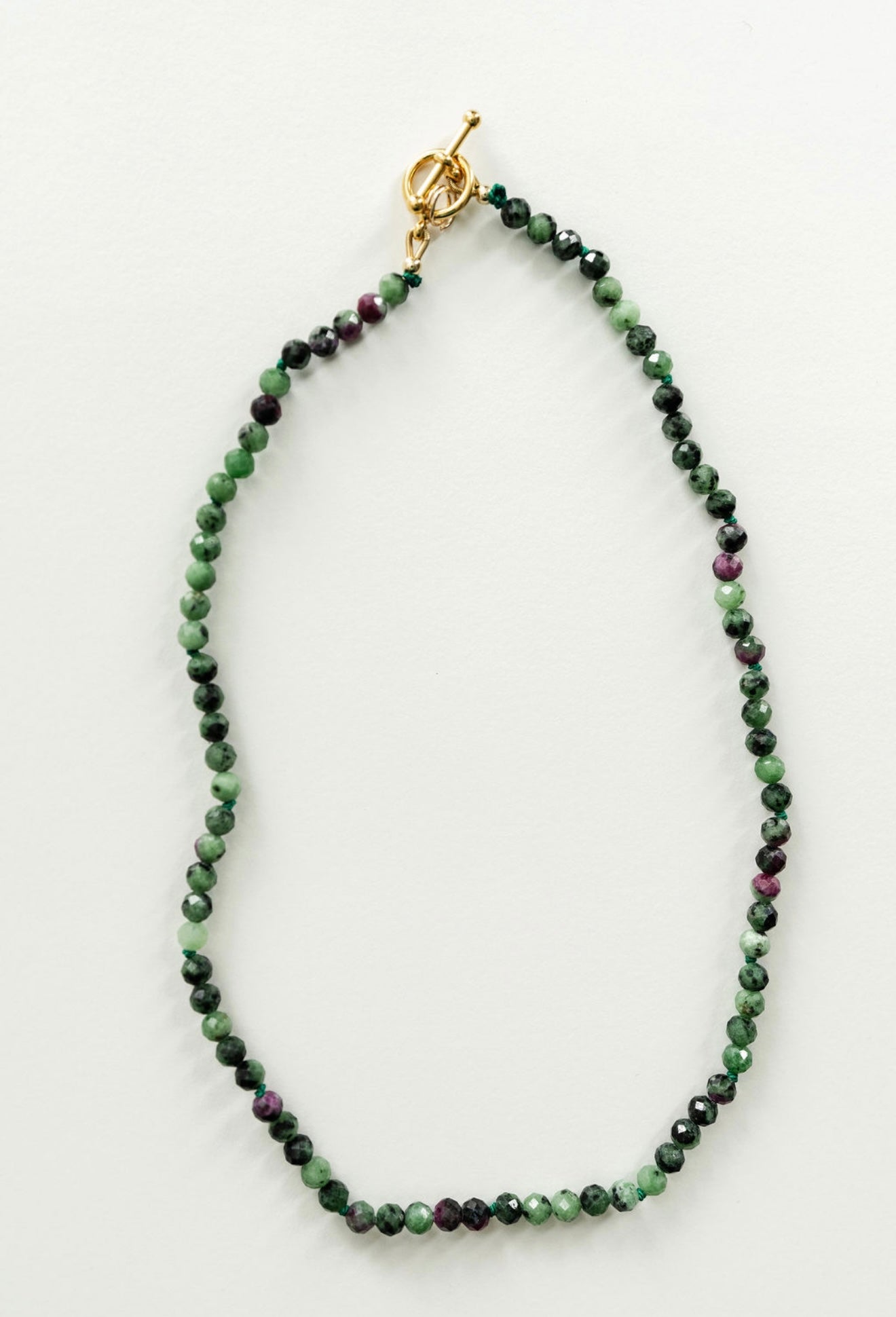 Ruby Zoisite Gem Strand - Benedicta