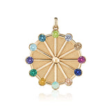 Catherine of Alexandria, Multicolor 14k Gold - Benedicta